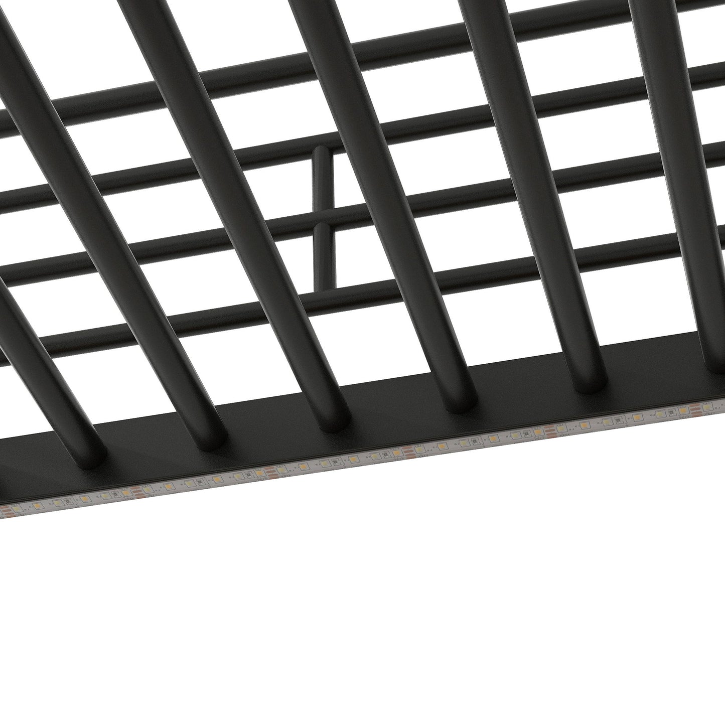 Full Size Loft Bed With Desk, Storage Staircase, Small Wardrobe And LED Light - Black - The Sleep Loft - Online Mattress Showroom NYC