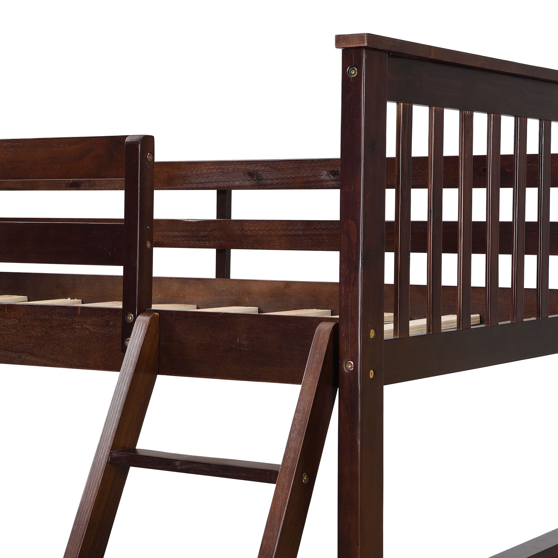 Bunk Bed With Ladder, And Safety Guard Rails - The Sleep Loft - Online Mattress Showroom NYC