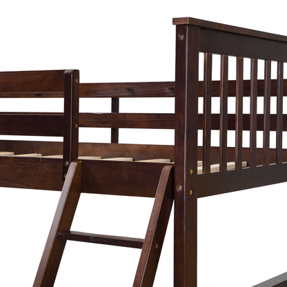 Bunk Bed With Ladder, And Safety Guard Rails - The Sleep Loft - Online Mattress Showroom NYC