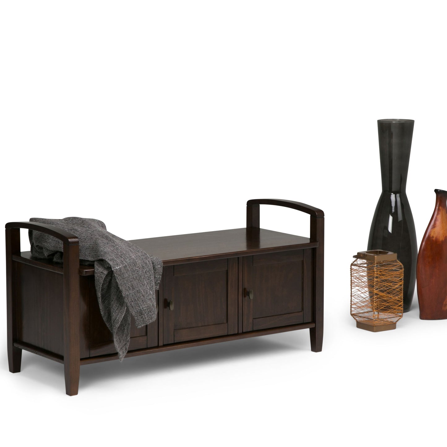 Warm Shaker - Handcrafted Entryway Storage Bench - The Sleep Loft - Online Mattress Showroom NYC