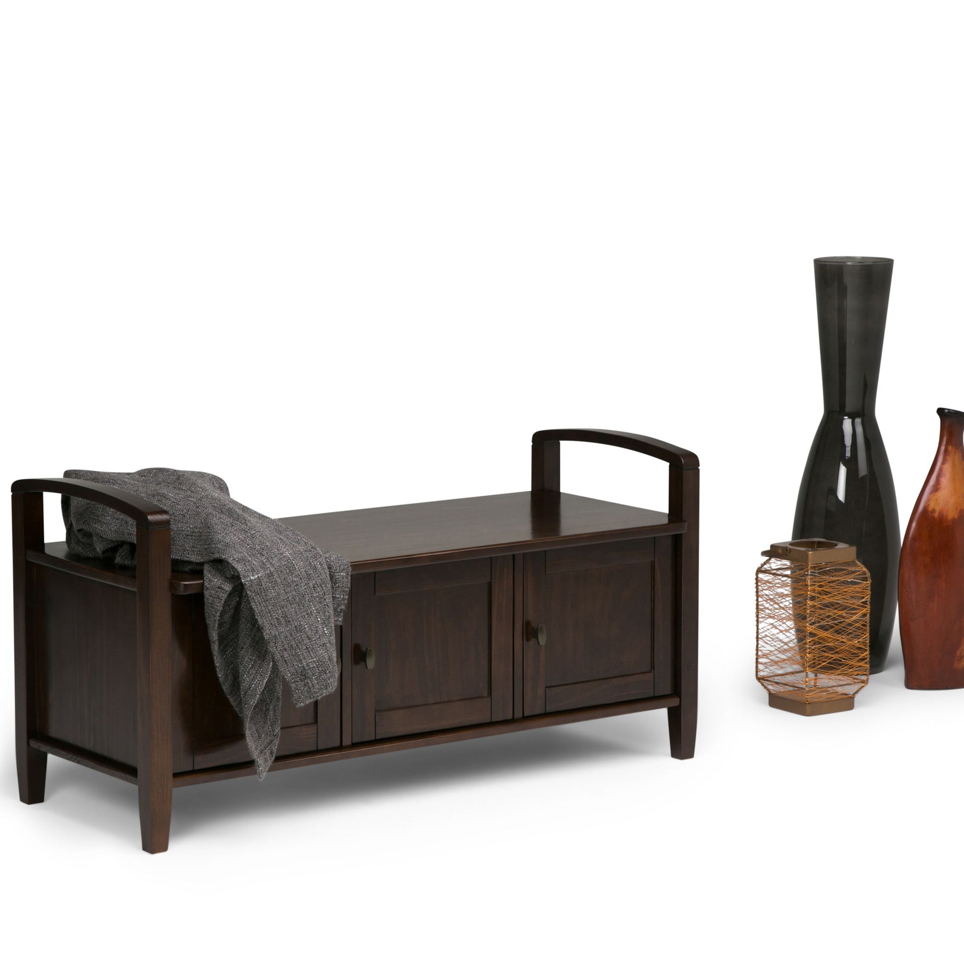Warm Shaker - Handcrafted Entryway Storage Bench - The Sleep Loft - Online Mattress Showroom NYC