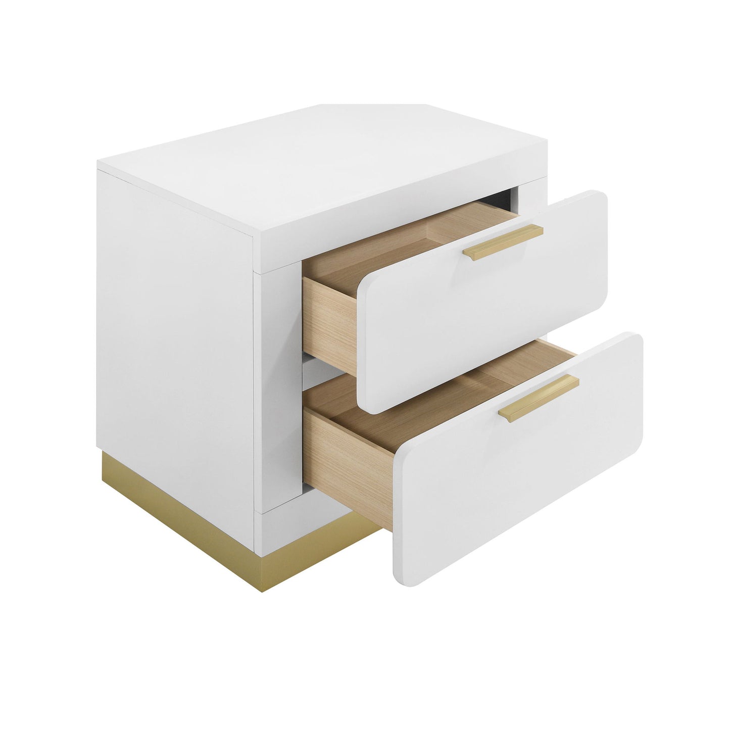 Sophia - 2 Drawer Nightstand - The Sleep Loft - Online Mattress Showroom NYC