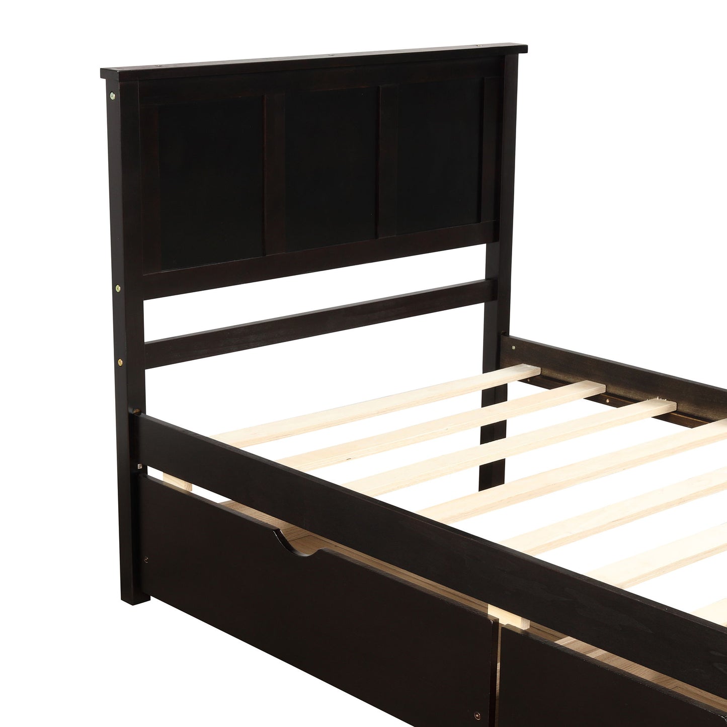 Platform Storage Bed With 2 Wheel Base Drawers - The Sleep Loft - Online Mattress Showroom NYC