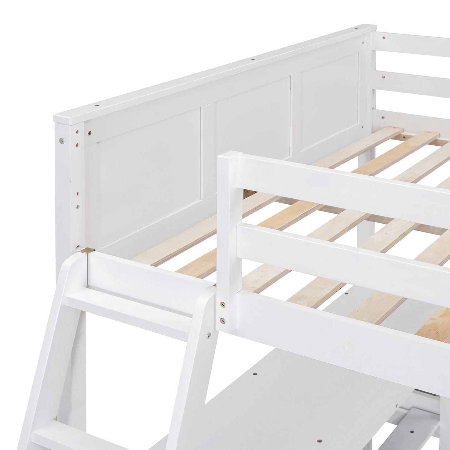 Full Over Full Bunk Bed With Desk - The Sleep Loft - Online Mattress Showroom NYC