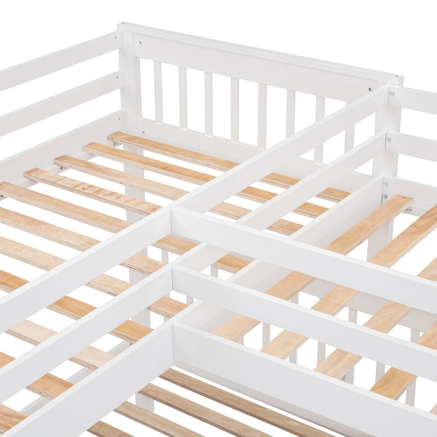 L Shaped Bunk Bed With 3 Drawers, Portable Desk And Wardrobe - The Sleep Loft - Online Mattress Showroom NYC
