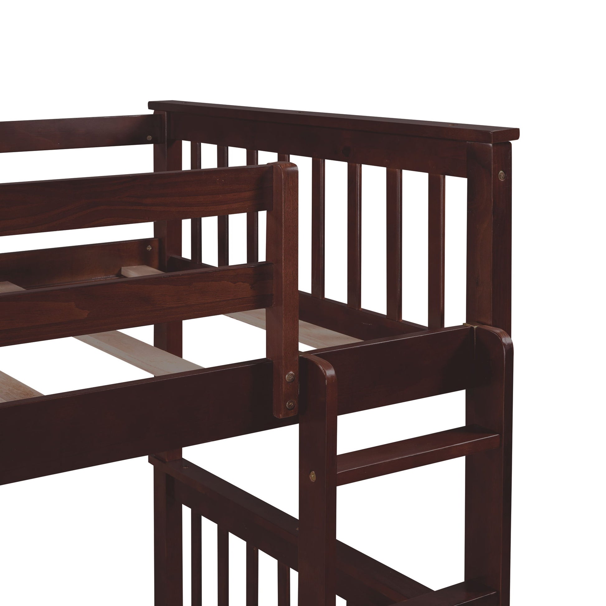 Bunk Bed With Ladders And 2 Storage Drawers - The Sleep Loft - Online Mattress Showroom NYC