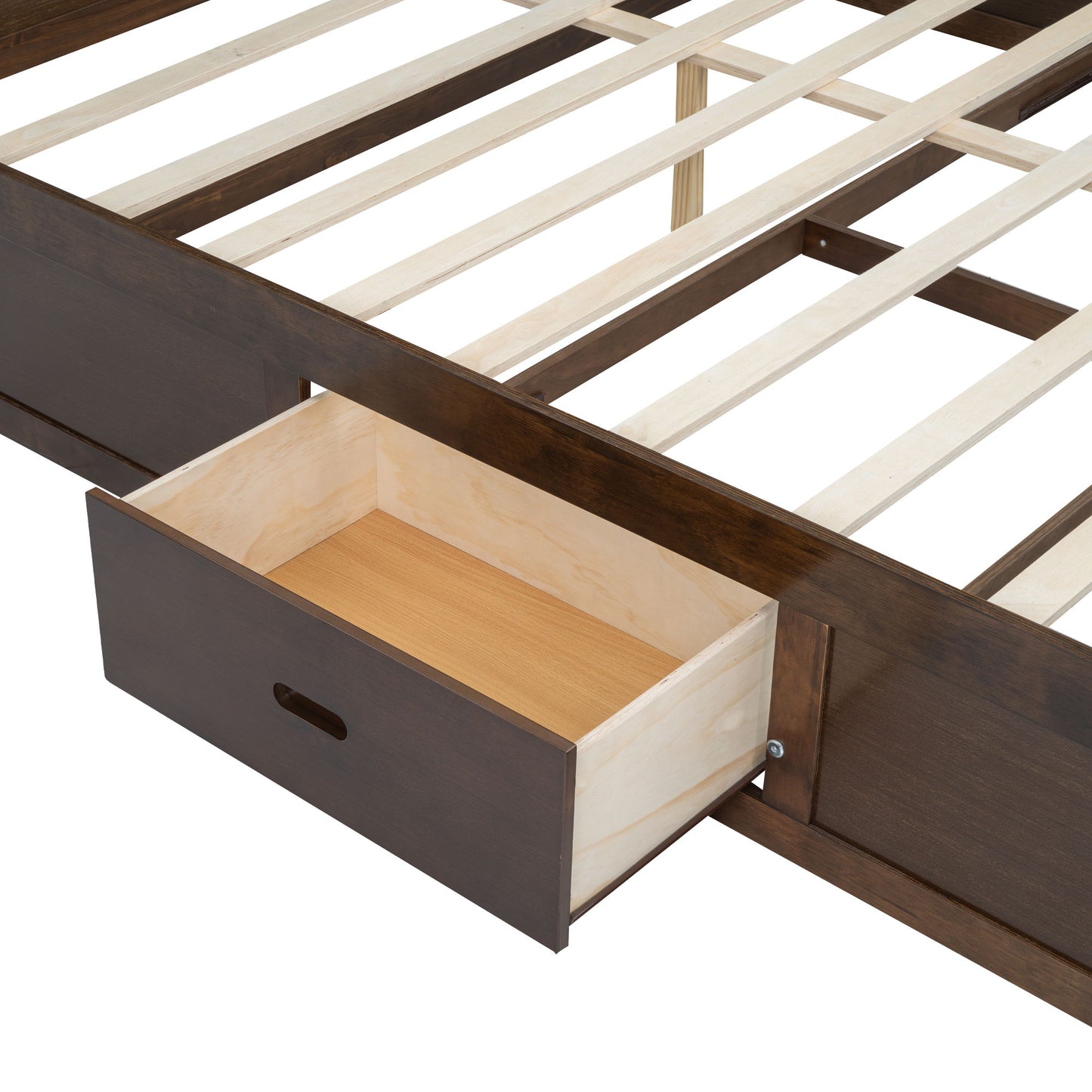 Platform Bed With Multi Storage Headboard, USB And Drawers - The Sleep Loft - Online Mattress Showroom NYC