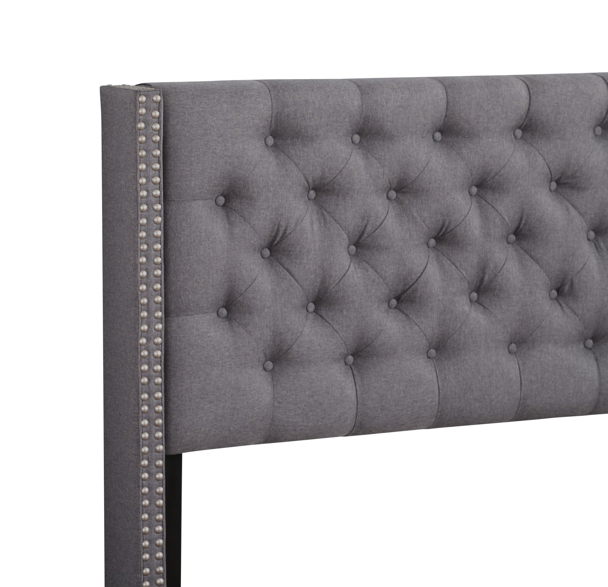 Nailhead Bed Transitional Vibrant - The Sleep Loft - Online Mattress Showroom NYC