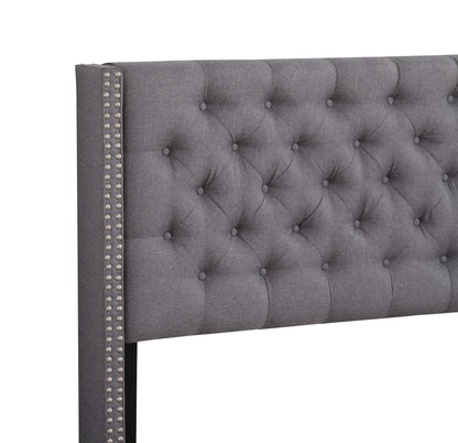 Nailhead Bed Transitional Vibrant - The Sleep Loft - Online Mattress Showroom NYC