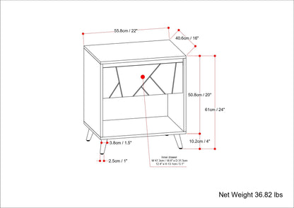 Jager - Bedside Table - Natural - The Sleep Loft - Online Mattress Showroom NYC