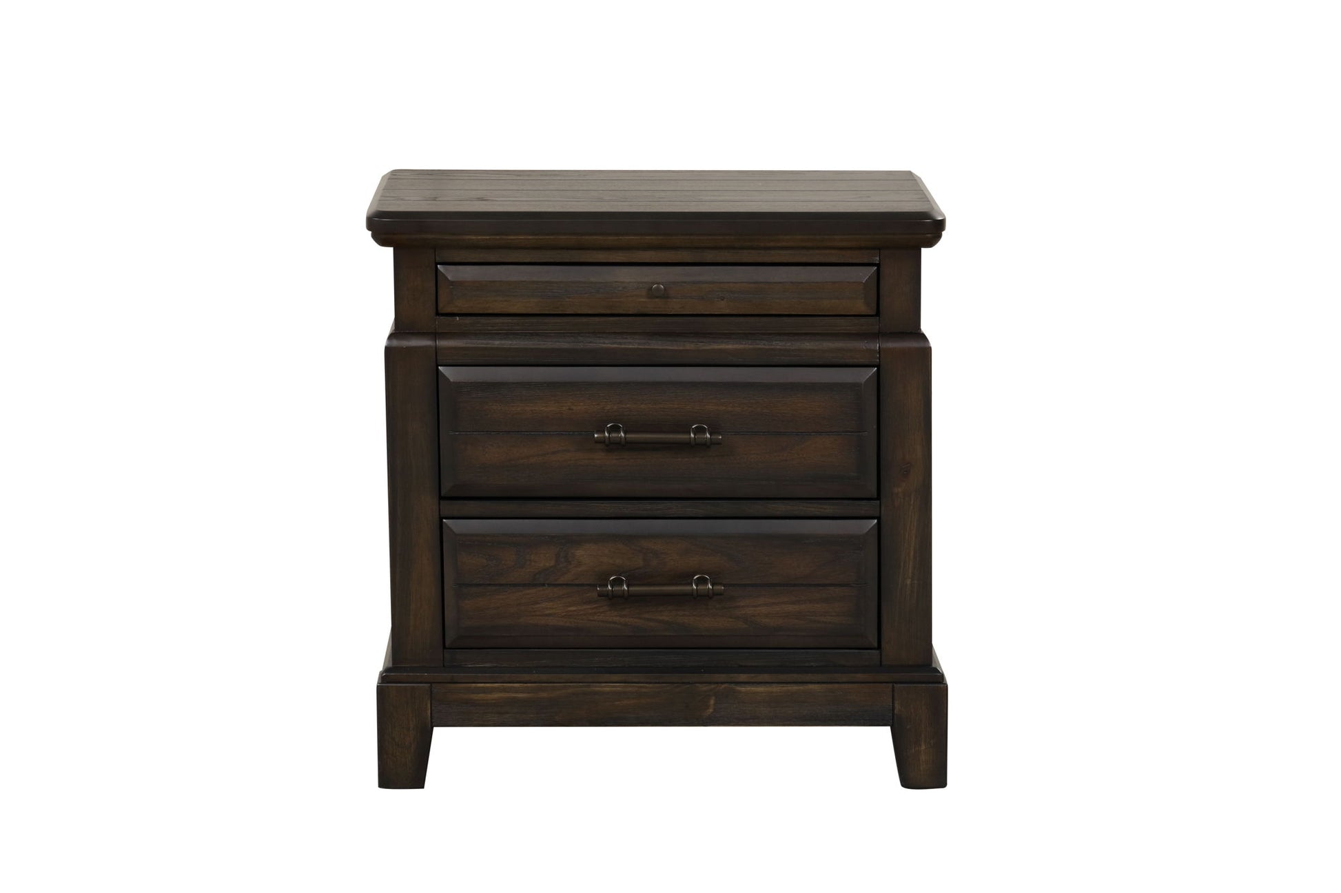 2 Drawer Nightstand Elegant Design - Mahogany - The Sleep Loft - Online Mattress Showroom NYC