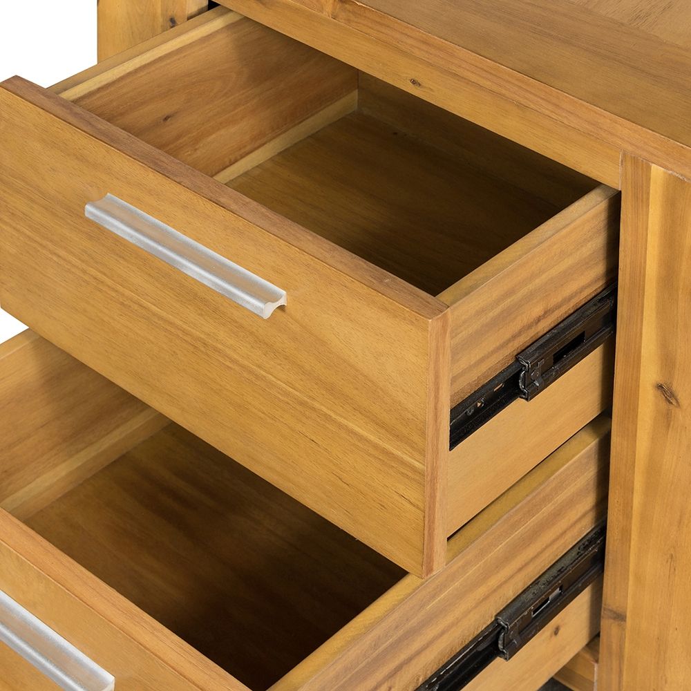 Nightstand - Natural Wood / Brown - The Sleep Loft - Online Mattress Showroom NYC