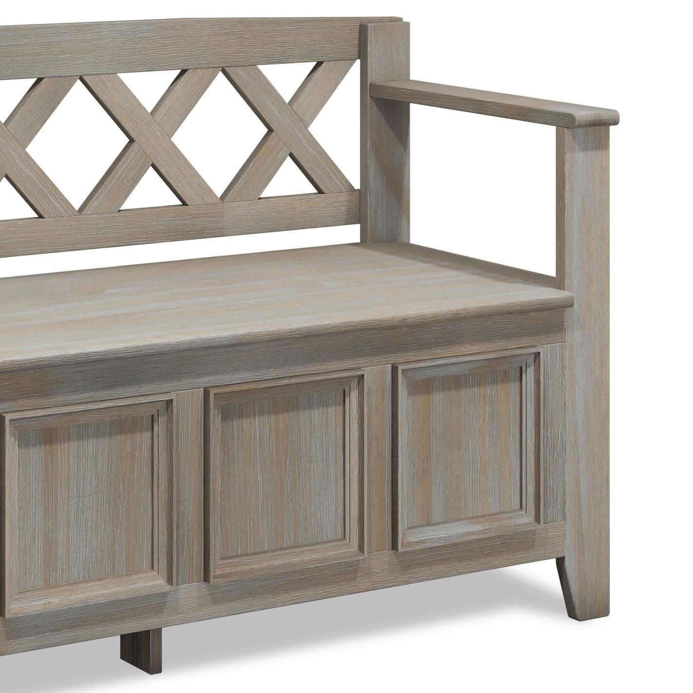 Amherst - Handcrafted Entryway Storage Bench - The Sleep Loft - Online Mattress Showroom NYC