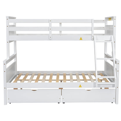 Bunk Bed With Ladder And Safety Guardrail - The Sleep Loft - Online Mattress Showroom NYC