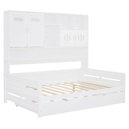 Daybed With All-In-One Cabinet And Shelf - The Sleep Loft - Online Mattress Showroom NYC