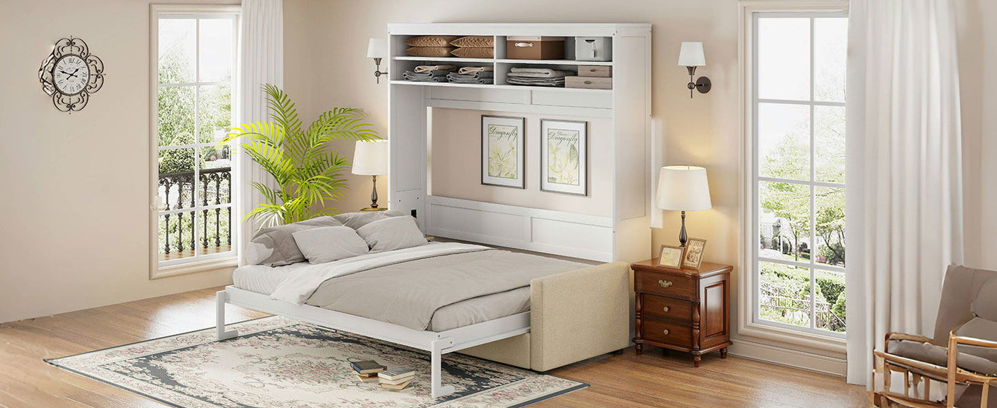 Murphy Wall Bed With Sofa - The Sleep Loft - Online Mattress Showroom NYC