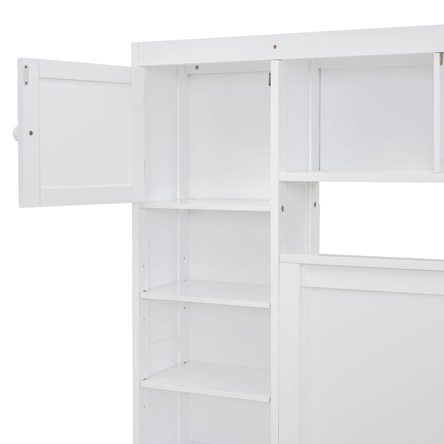 Bed With All In One Cabinet, Shelf And Sockets, Trundle - The Sleep Loft - Online Mattress Showroom NYC