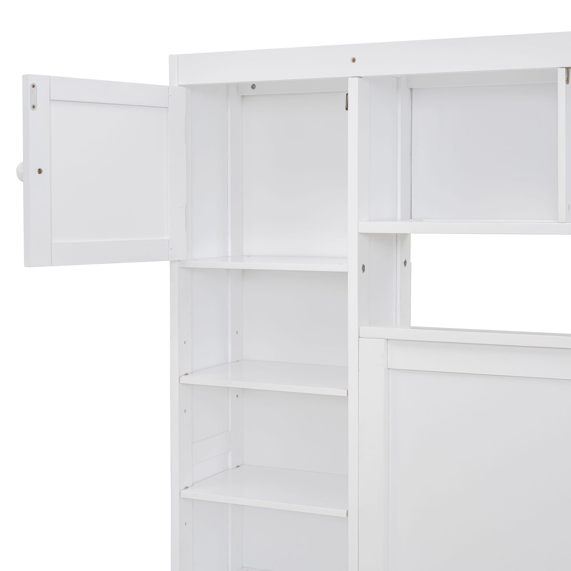 Bed With All In One Cabinet, Shelf And Sockets, Trundle - The Sleep Loft - Online Mattress Showroom NYC