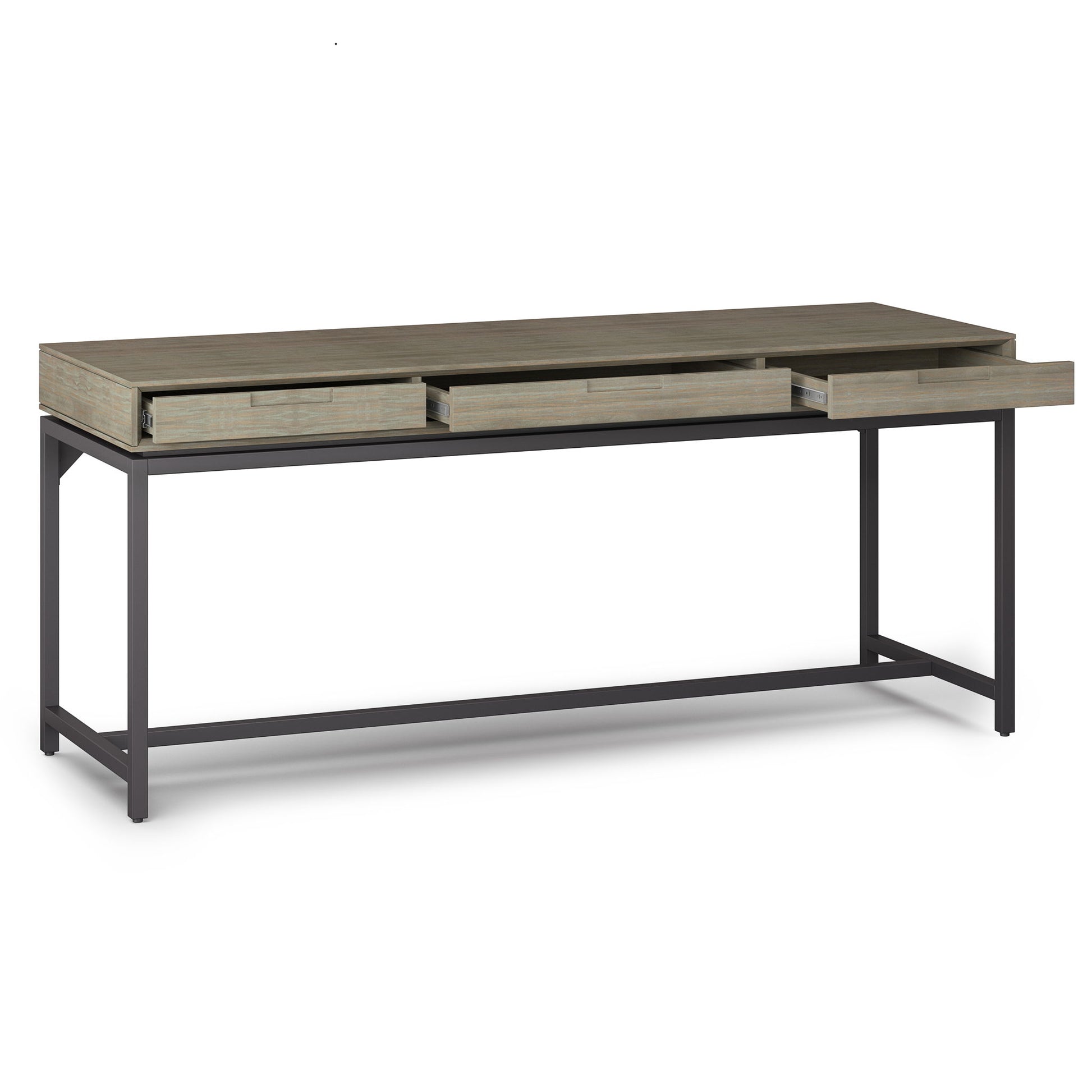 Banting - Mid Century Wide Desk, Handcrafted - The Sleep Loft - Online Mattress Showroom NYC
