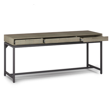 Banting - Mid Century Wide Desk, Handcrafted - The Sleep Loft - Online Mattress Showroom NYC