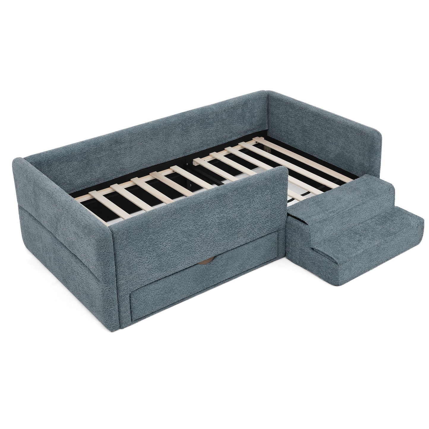 Safe Kids Bed With Guardrails And Storage - The Sleep Loft - Online Mattress Showroom NYC