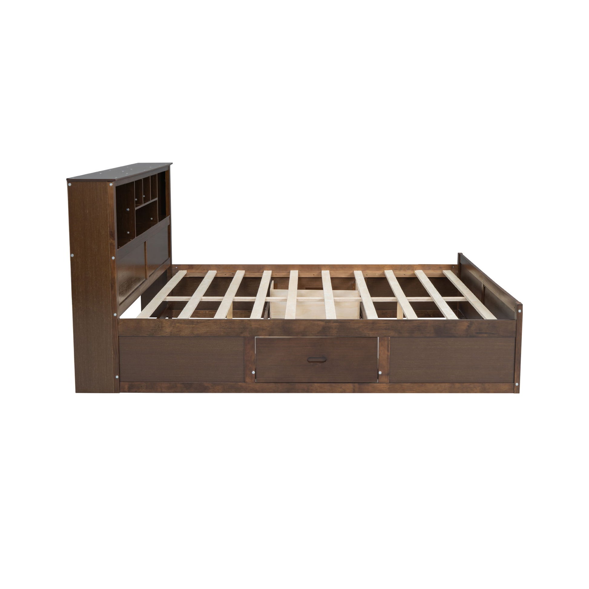 Platform Bed With Multi Storage Headboard, USB And Drawers - The Sleep Loft - Online Mattress Showroom NYC