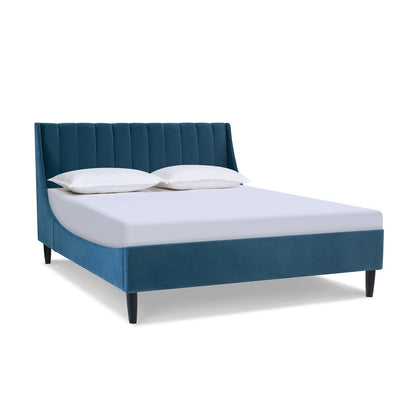 Aspen - Vertical Tufted Modern Headboard Platform Bed Set - The Sleep Loft - Online Mattress Showroom NYC