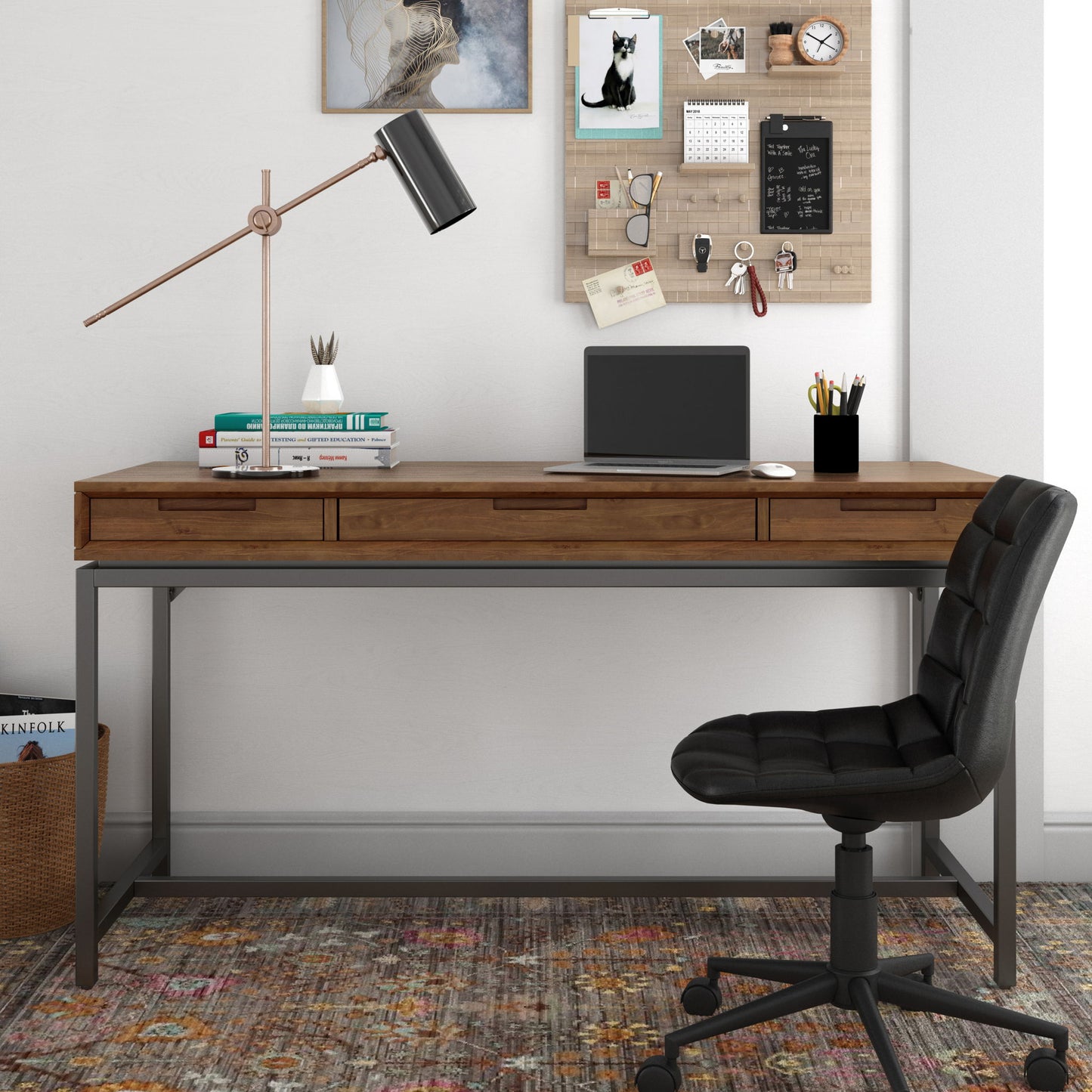 Banting - Mid Century Handcrafted Desk - The Sleep Loft - Online Mattress Showroom NYC