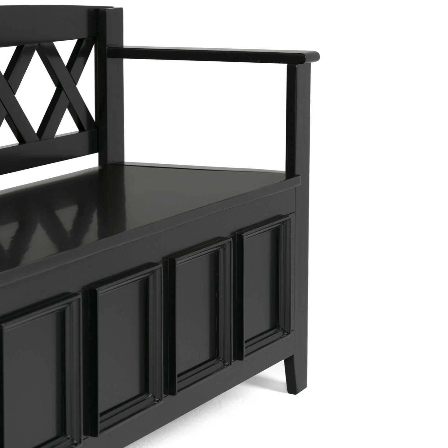Amherst - Handcrafted Entryway Storage Bench - The Sleep Loft - Online Mattress Showroom NYC