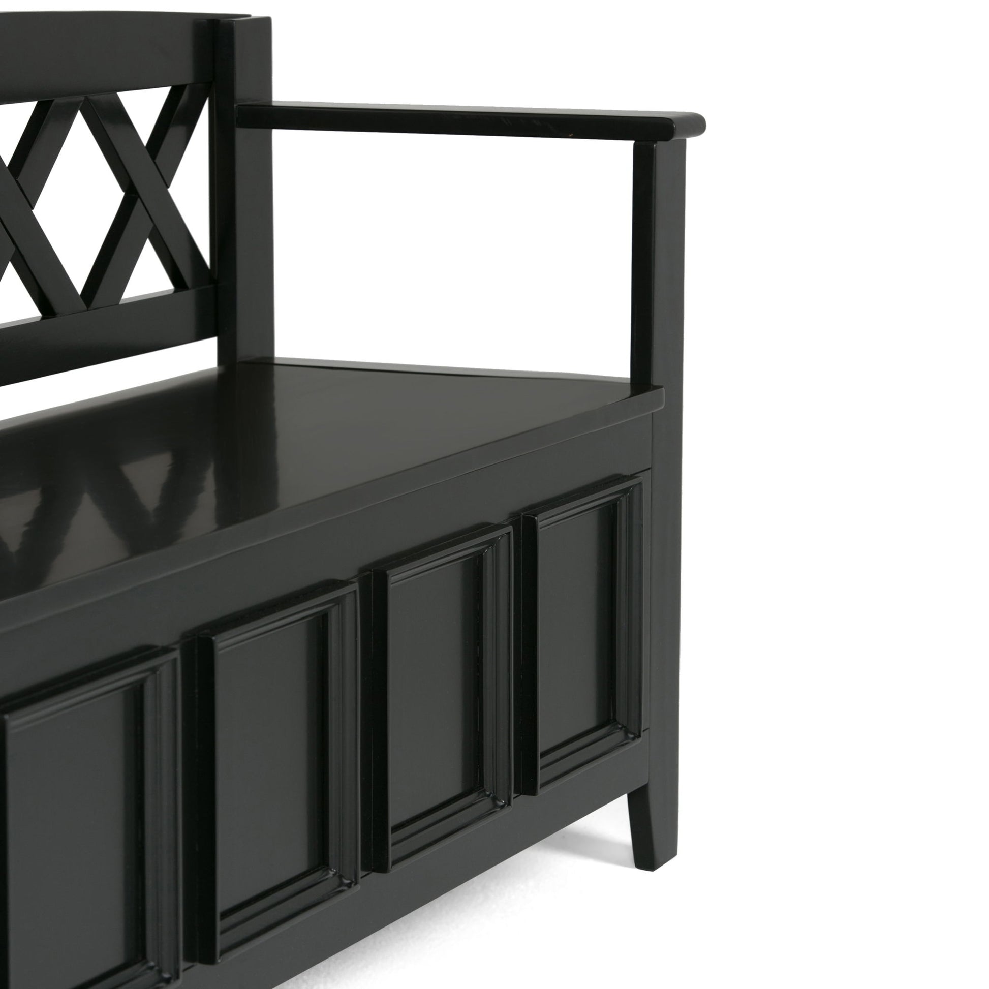 Amherst - Handcrafted Entryway Storage Bench - The Sleep Loft - Online Mattress Showroom NYC