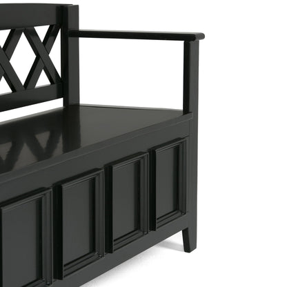 Amherst - Handcrafted Entryway Storage Bench - The Sleep Loft - Online Mattress Showroom NYC