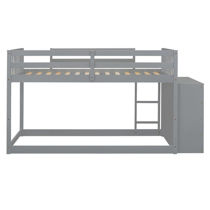 Bunk Bed With 4 Drawers And 3 Shelves - The Sleep Loft - Online Mattress Showroom NYC