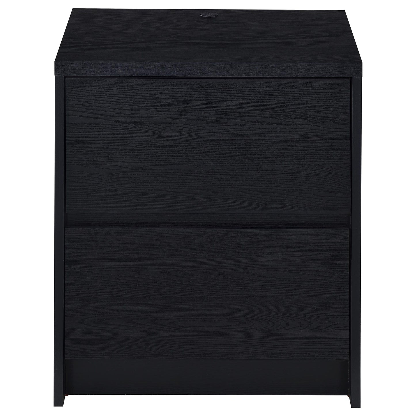 Geary - 2 Drawer Nightstand With LED Lights And USB Charging Ports - The Sleep Loft - Online Mattress Showroom NYC