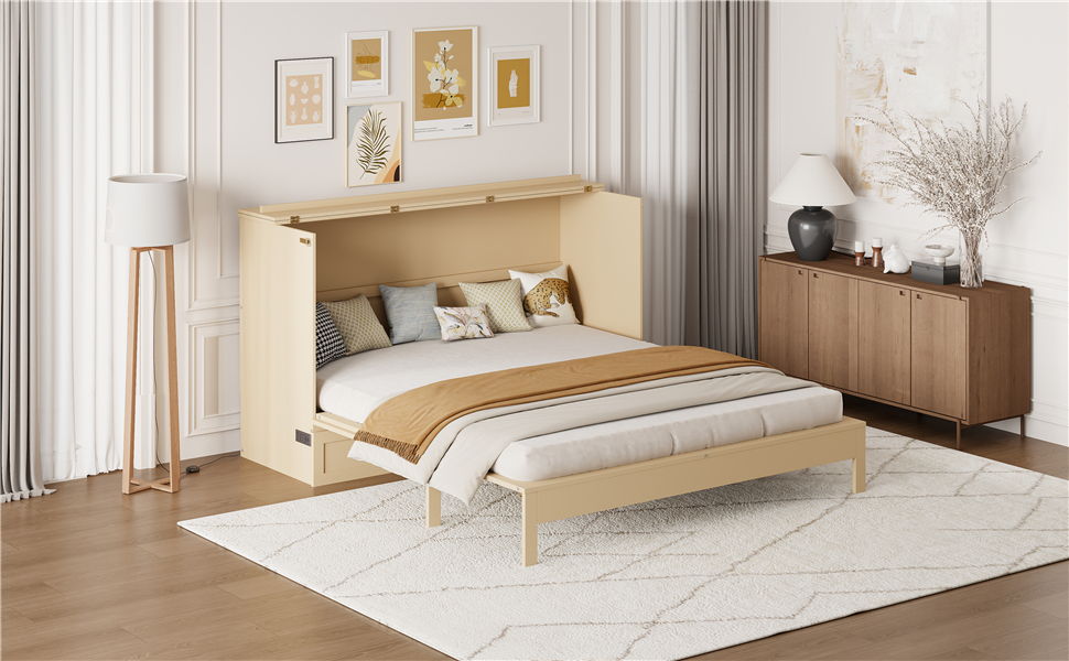 Murphy Bed With Large Drawers - The Sleep Loft - Online Mattress Showroom NYC