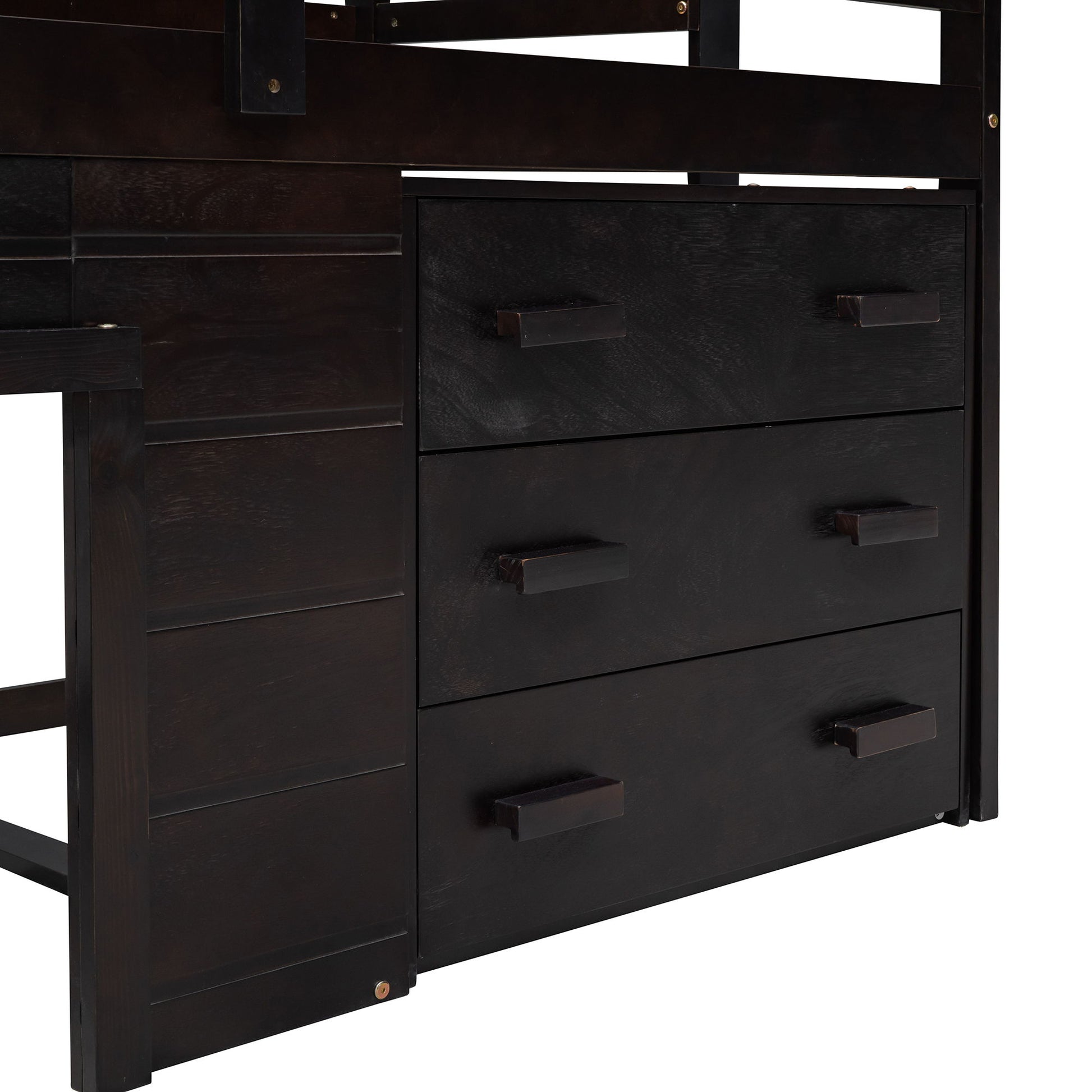 Loft Bed With Cabinet And Shelf - The Sleep Loft - Online Mattress Showroom NYC