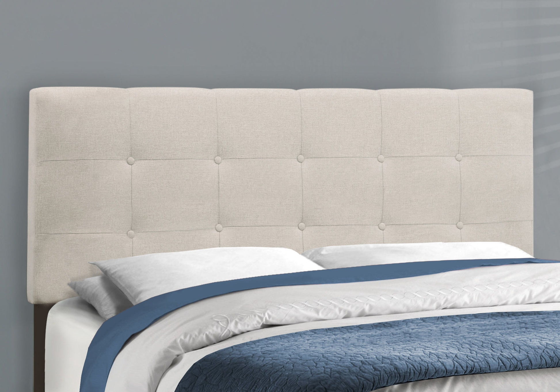 Bed, Upholstered, Frame Only, Transitional - The Sleep Loft - Online Mattress Showroom NYC