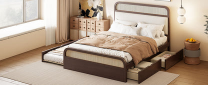 Platform Bed With Trundle And 2 Drawers - The Sleep Loft - Online Mattress Showroom NYC