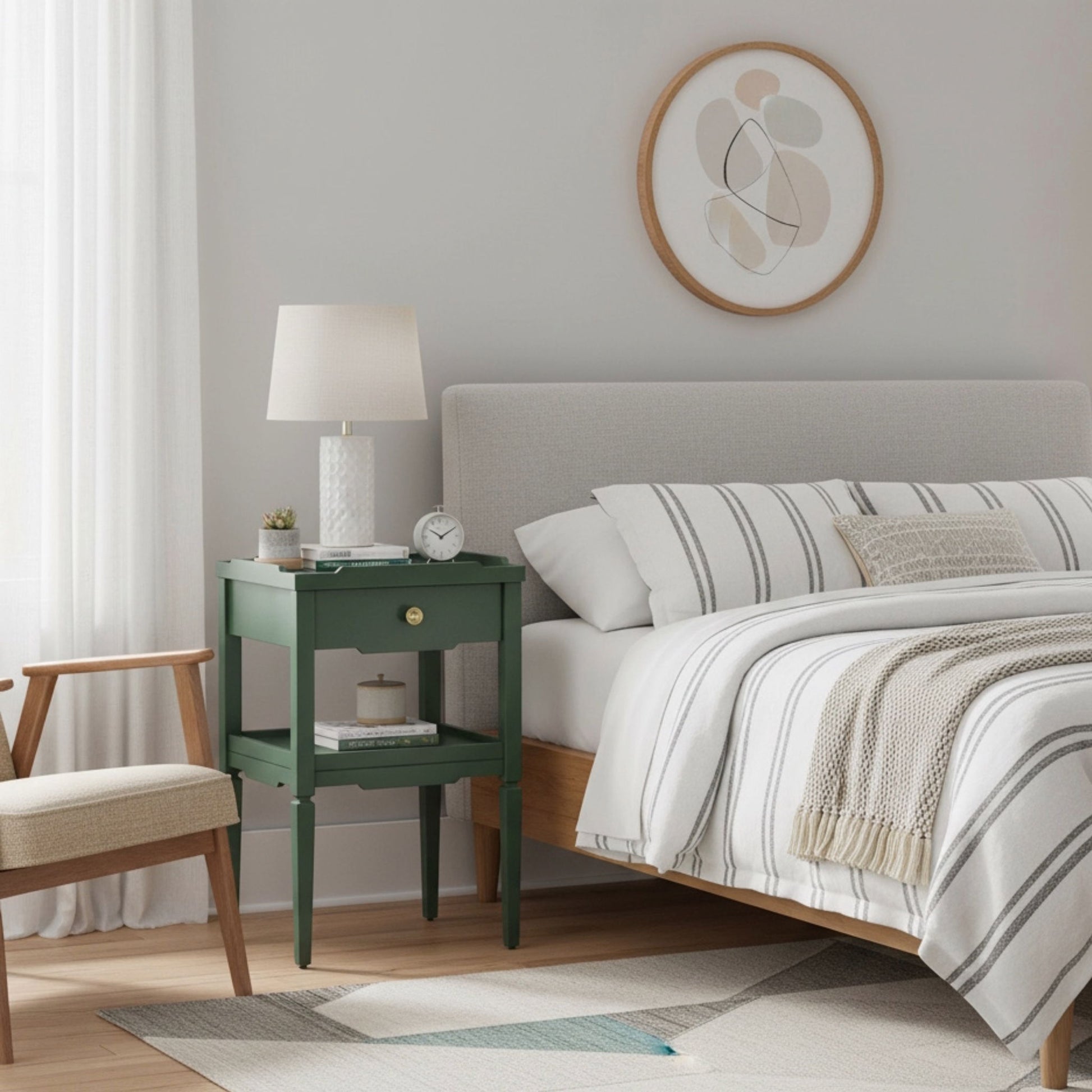 Foley - 1 Drawer Nightstand - The Sleep Loft - Online Mattress Showroom NYC