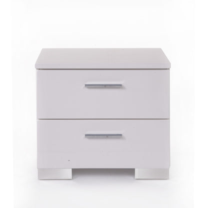 Lorimar - Nightstand - White - The Sleep Loft - Online Mattress Showroom NYC
