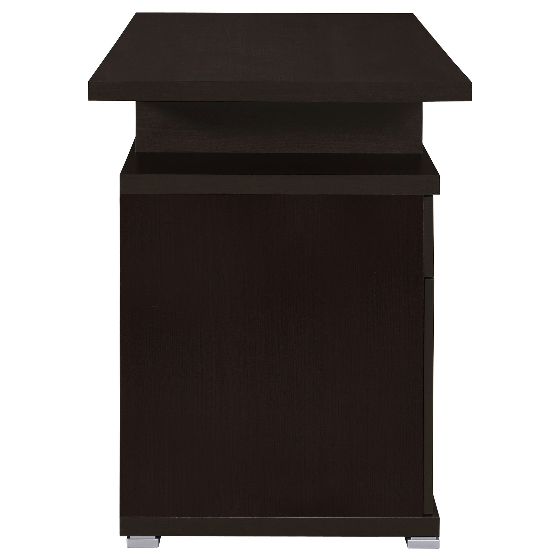 Irving 47-inch 2-drawer Office Computer Desk Cappuccino