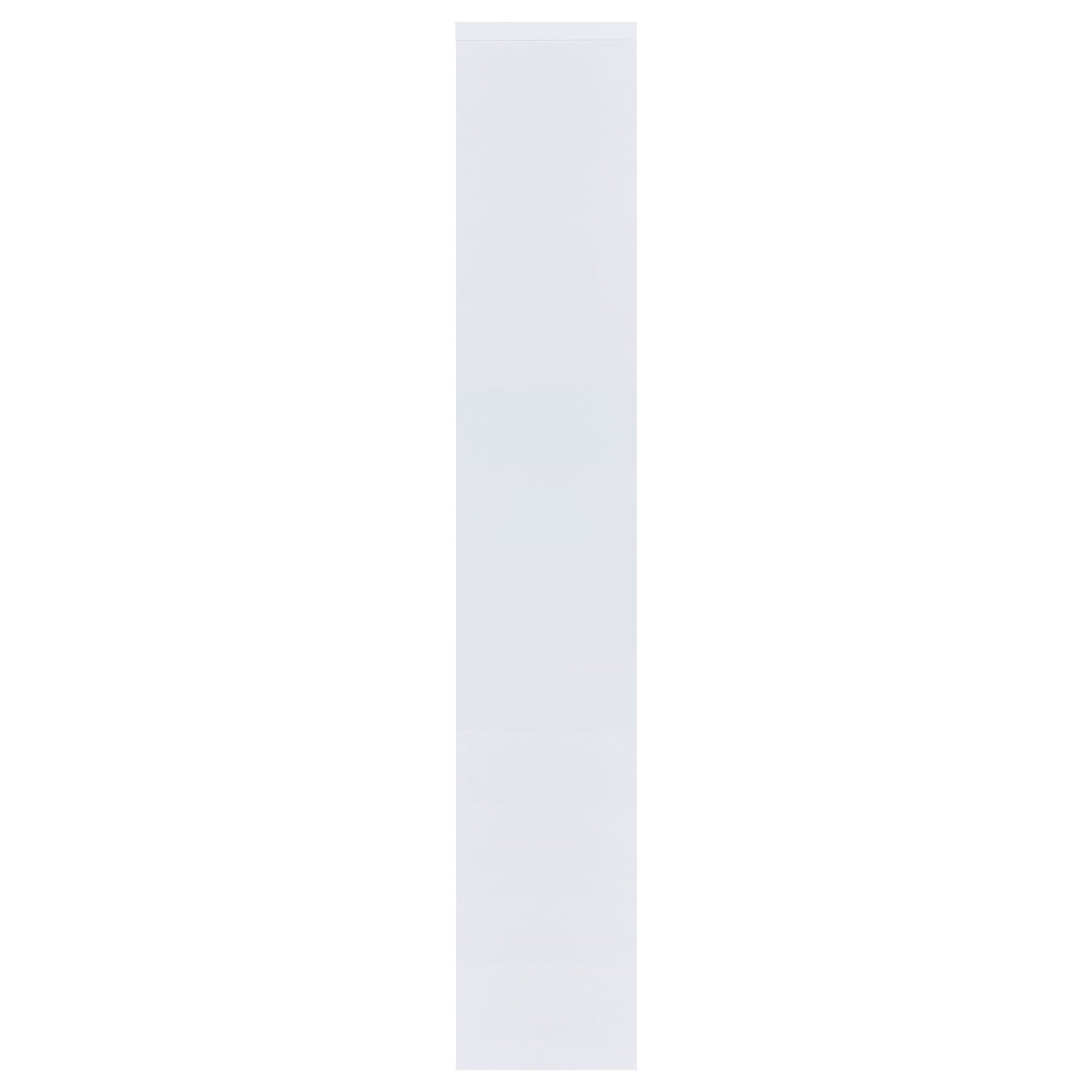 Theo 71-inch 6-shelf Bookshelf White
