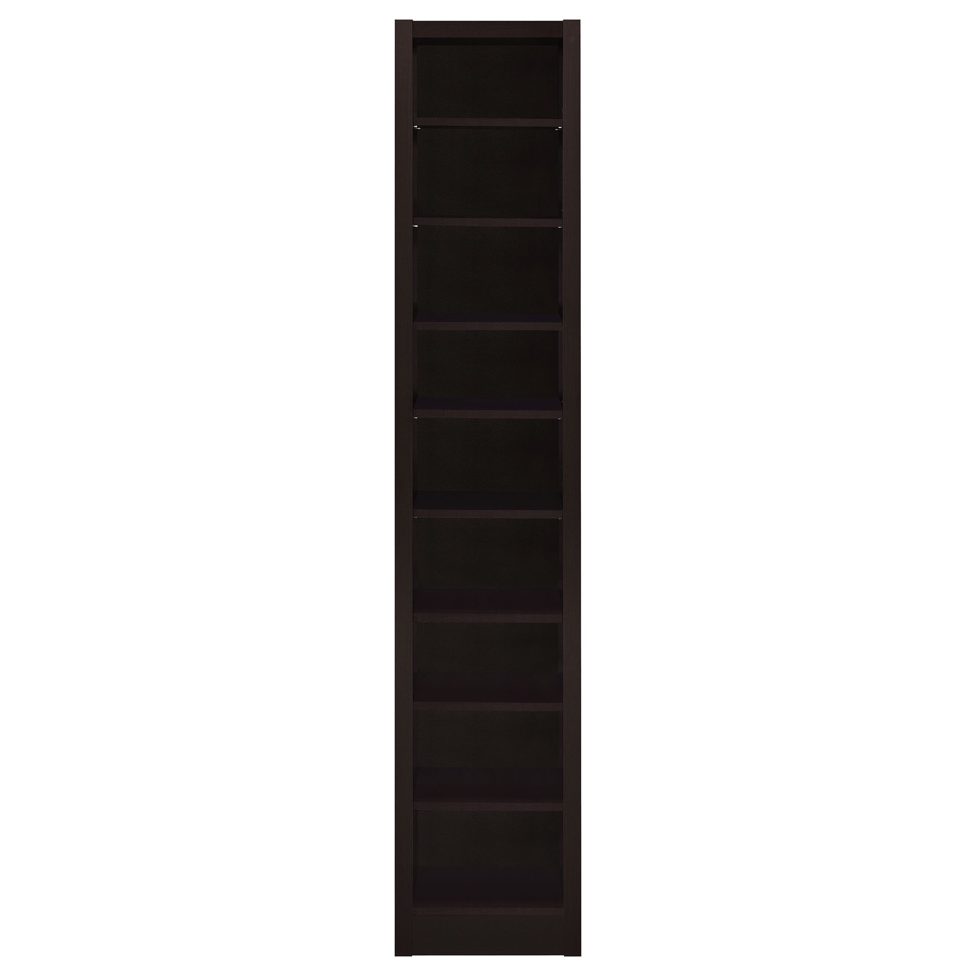 Eliam 71-inch 8-shelf Bookcase Cappuccino