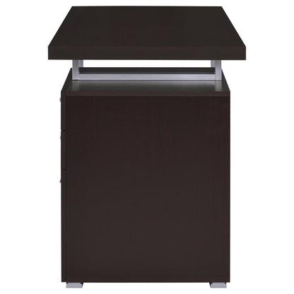 Brennan 47-inch 3-drawer Office Computer Desk Cappuccino