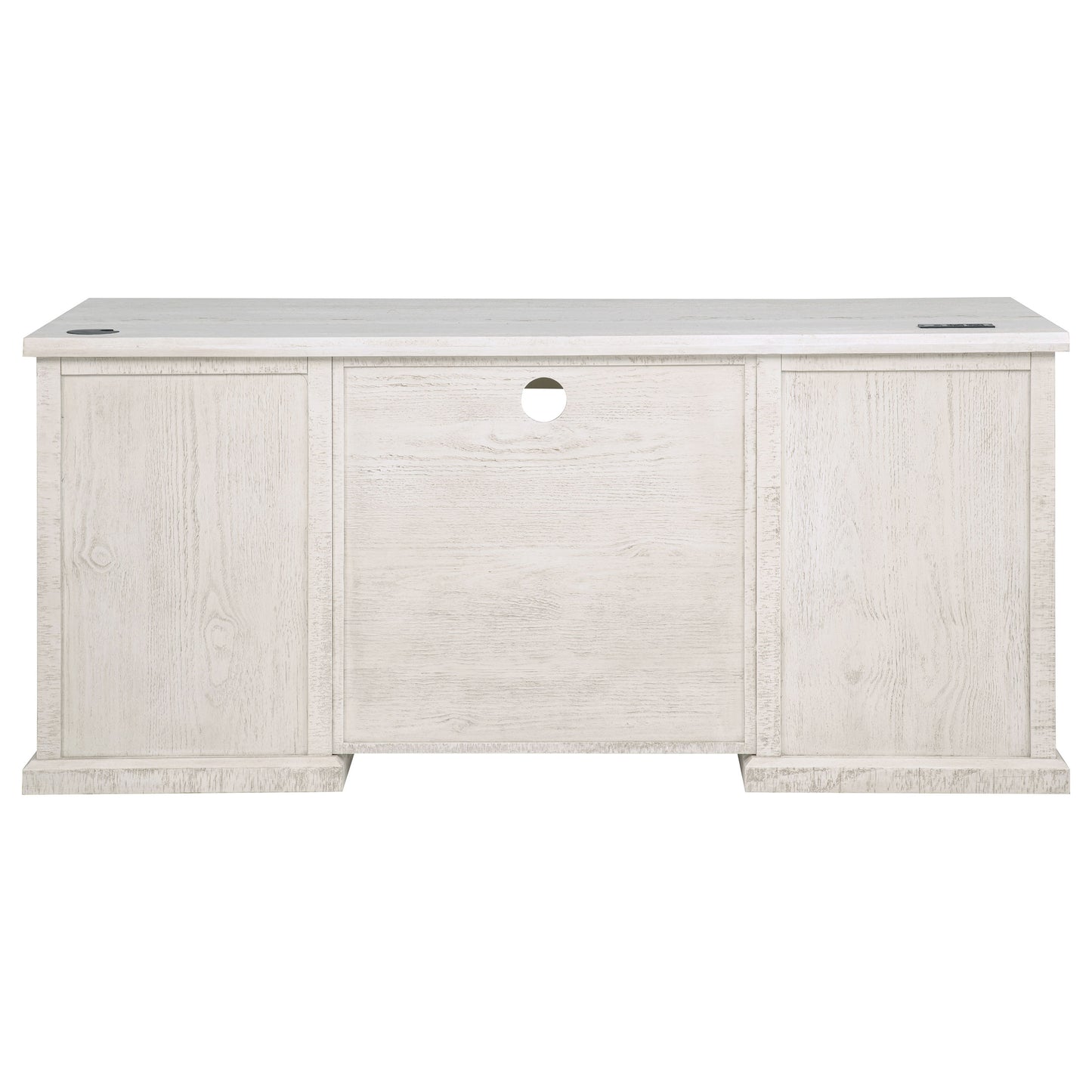Altidore 68-inch 7-drawer Executive Home Office Desk Distressed White