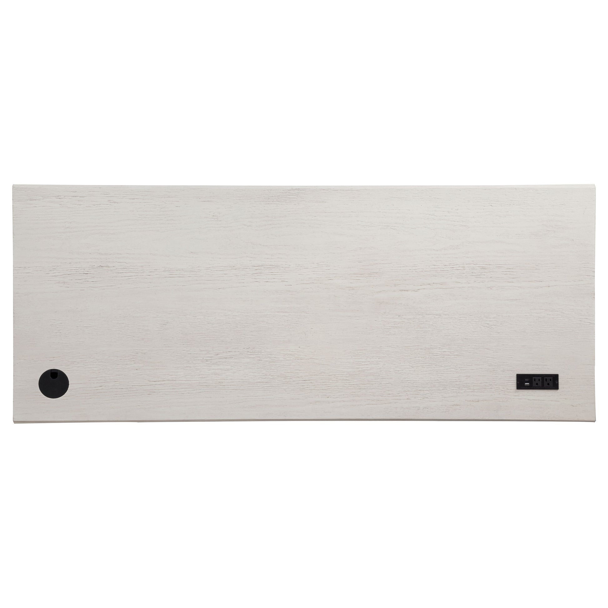Altidore 68-inch 7-drawer Executive Home Office Desk Distressed White