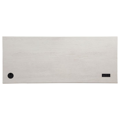 Altidore 68-inch 7-drawer Executive Home Office Desk Distressed White