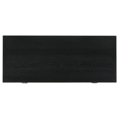 Goodson 64-inch 4-Drawer Double Pedestal Computer Desk Black
