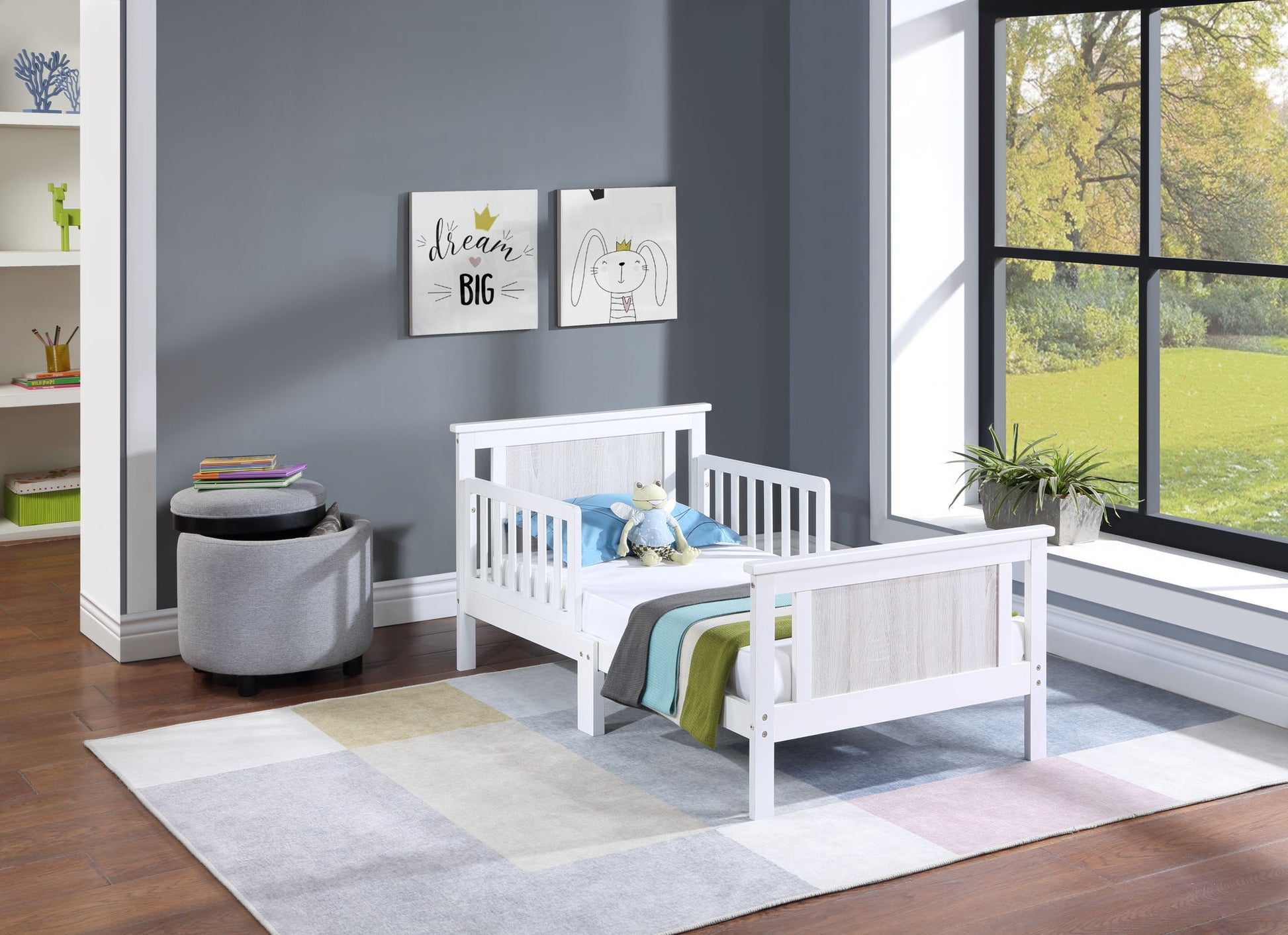 Connelly - Reversible Panel Toddler Bed - The Sleep Loft - Online Mattress Showroom NYC