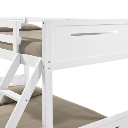 Bunk Bed With Built In Ladder, Safety Guardrails And Angled Access Step - The Sleep Loft - Online Mattress Showroom NYC