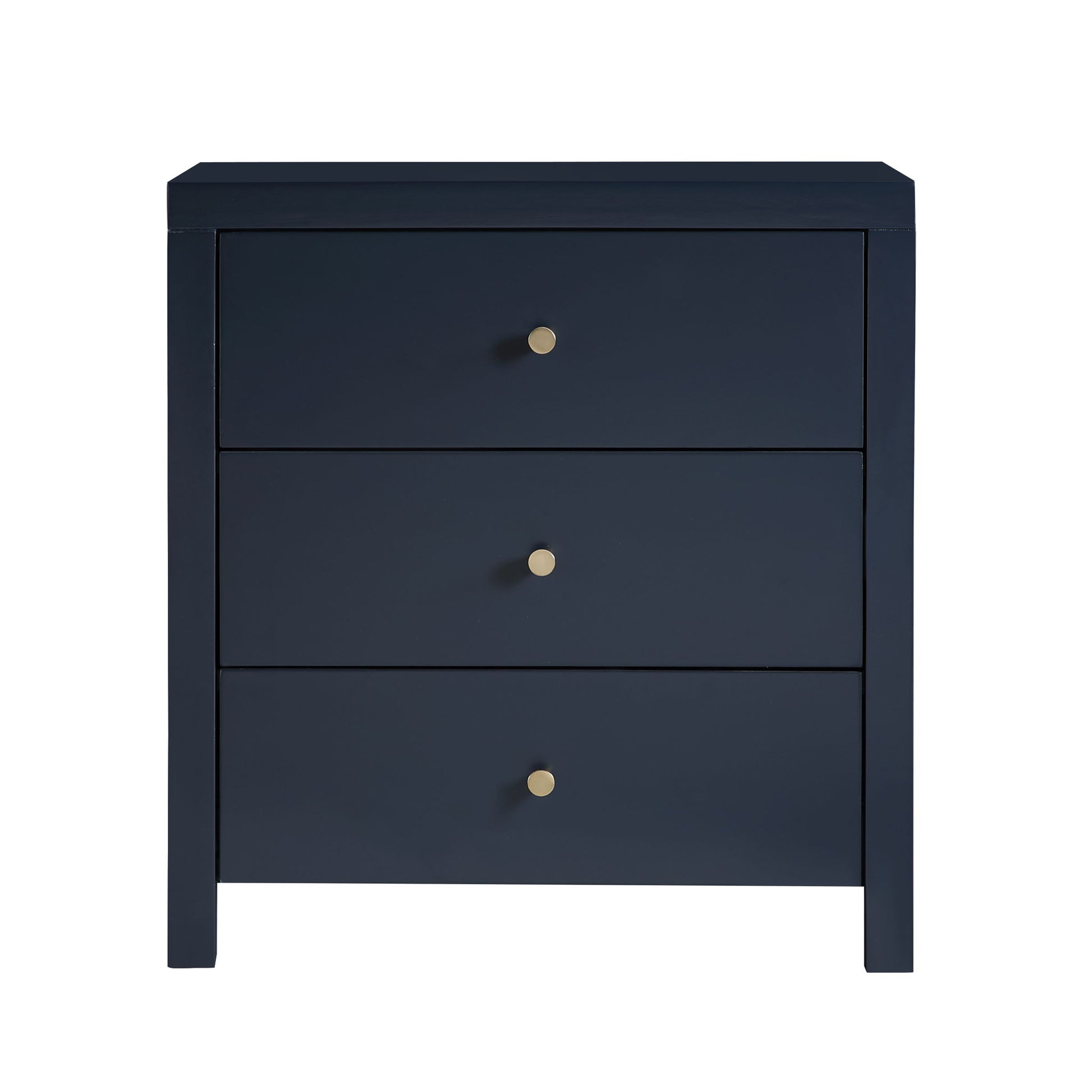 Nevarre - 3 Drawer Nightstand - The Sleep Loft - Online Mattress Showroom NYC